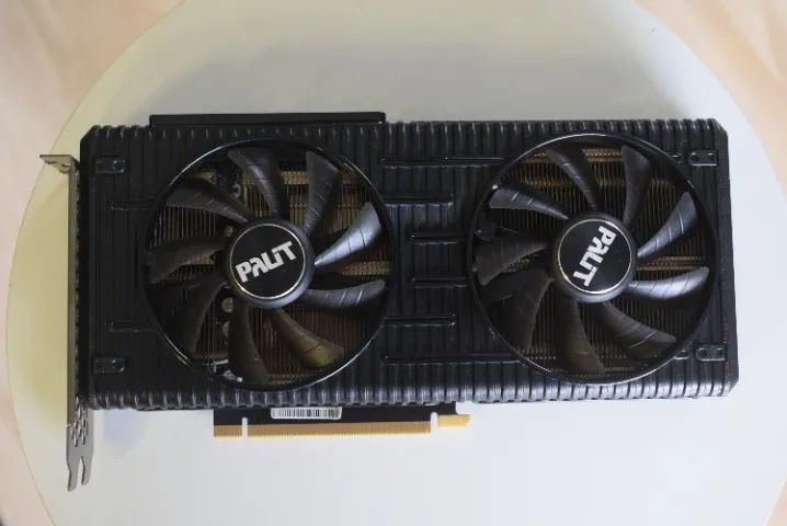 Placa De Vídeo Palit Nvidia Rtx 3060 Ti Dual Oc V1 8gb Rgb (Excelente estado) - Foto 5