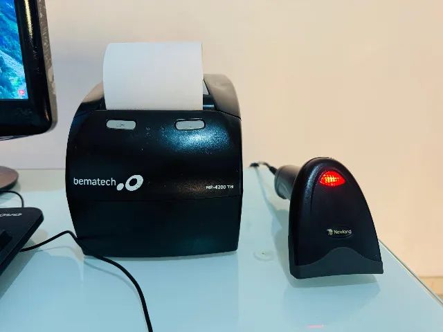 Kit para PDV caixa, 1 computador, 1 impressora, 1 leitor codigo barras - Foto 3