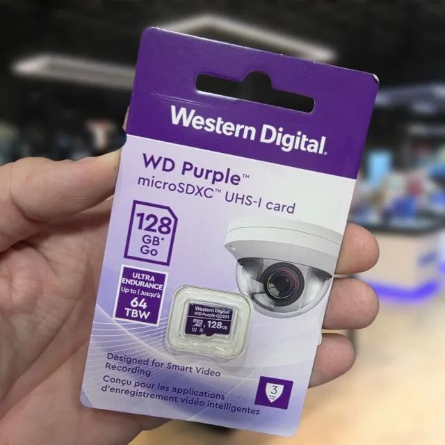 Lacrado Cartão Micro SD 128gb 64tbw Ideal Sistema câmera CFTV