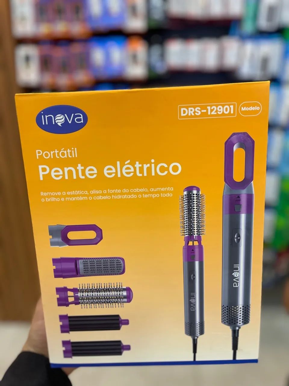 Pente Elétrico Inova DRS-12901 - Portátil - Foto 2