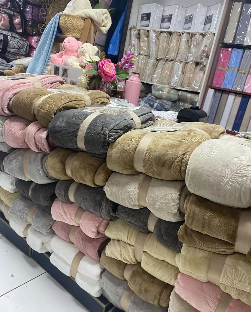 Mantas Queen pelúcia diversas cores  - Foto 6