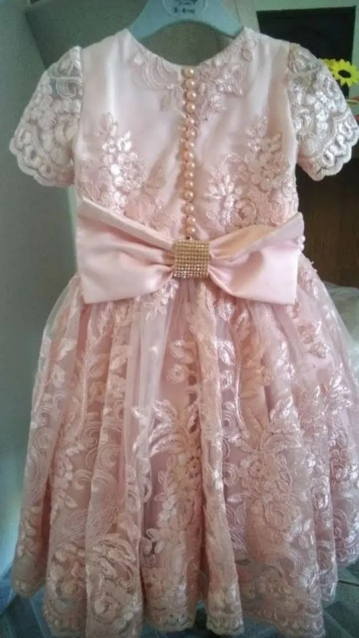 Vestido Infantil de Festa Luxo 1 ano 