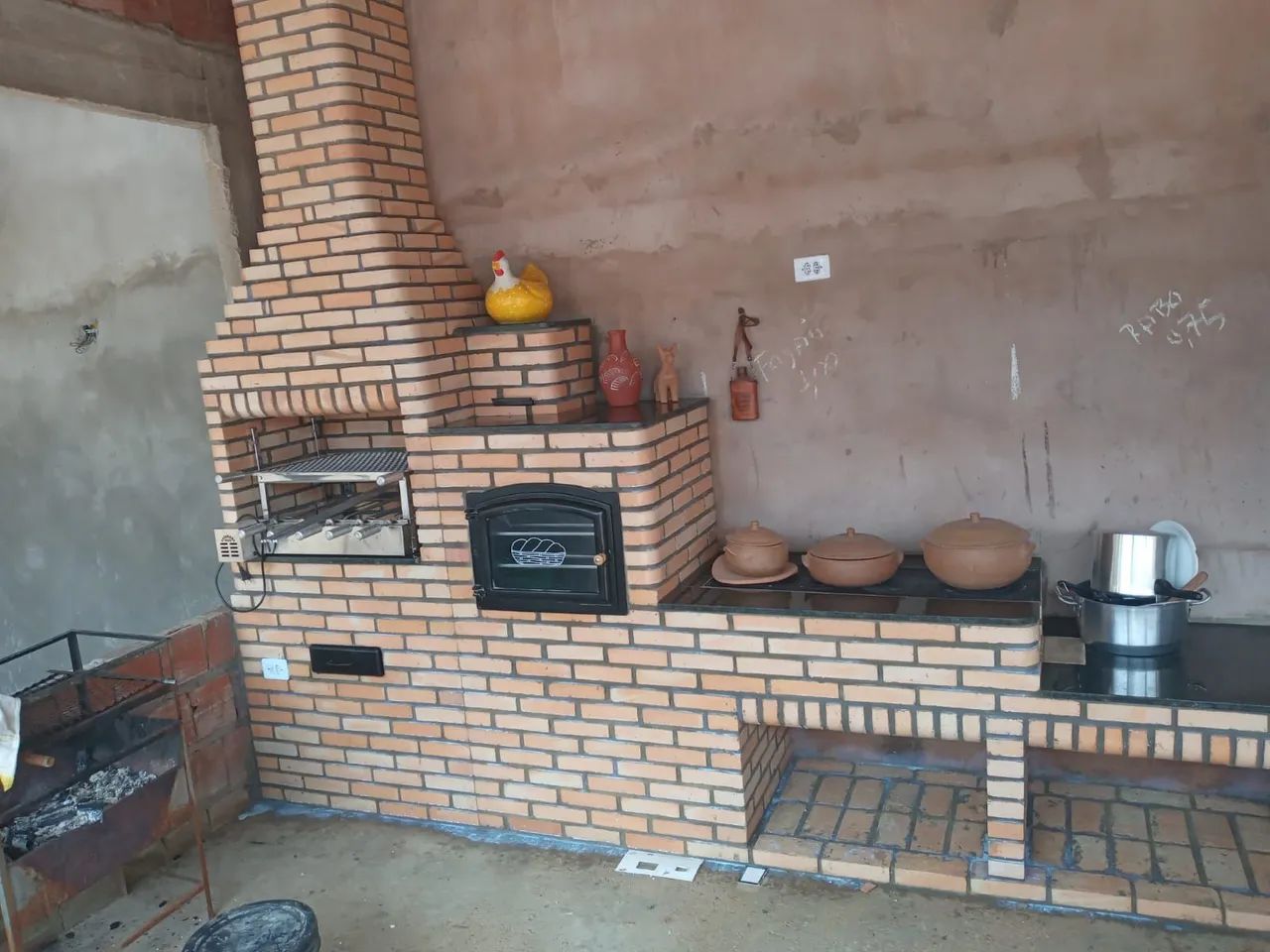 Forno e Churrasqueira de Tijolo