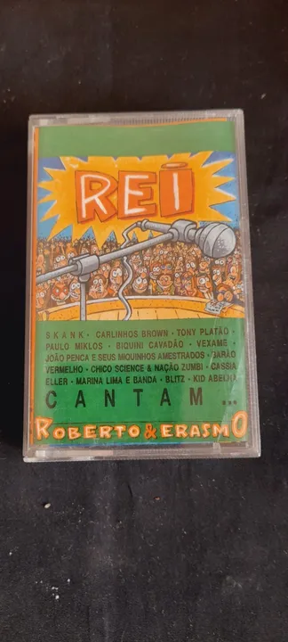 K7s Rei Rock Nacional Cantam Roberto e Erasmo Original