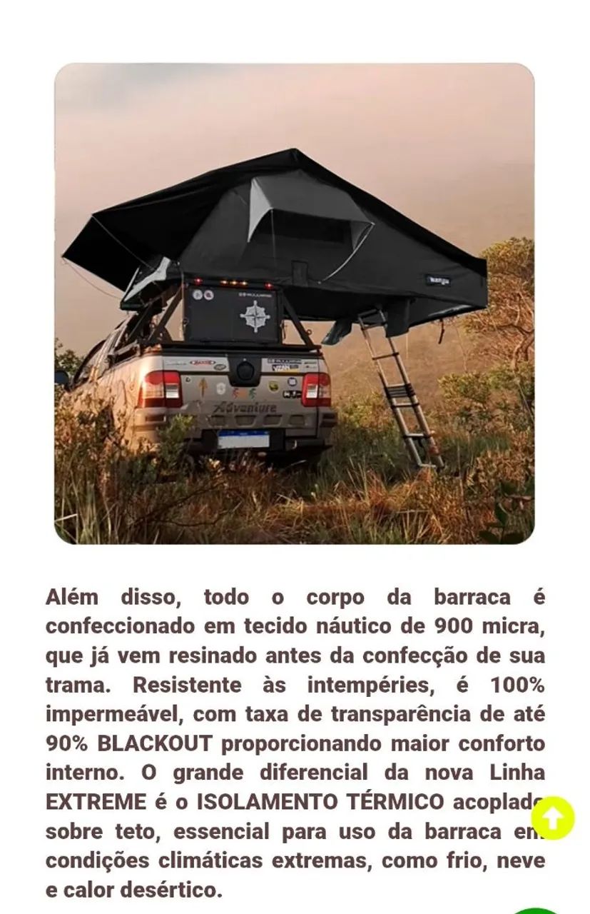 BARRACA DE TETO AUTOMOTIVA SEMI-NOVA - Foto 5