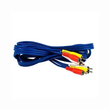 Cabo Audio E Video Rca 1.5m Metros Cftv Dvr Bnc Rca Camera - Foto 2