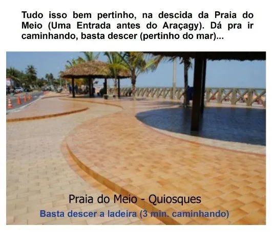 Casa de Temporada ou Hospedagem Duplex Linda na Praia do Meio/Araçagy(98)9.8.8.3.7-9.4.6.0 - Foto 18