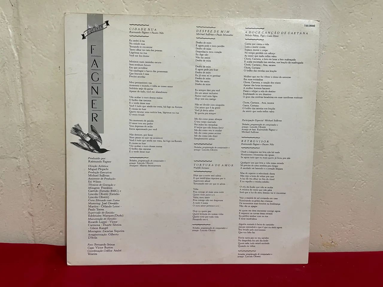 Disco de Vinil Fagner O Quinze  - Foto 4