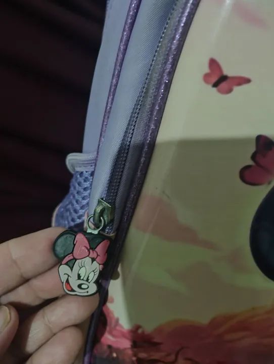 Kit mochila Minnie rosa - Foto 2