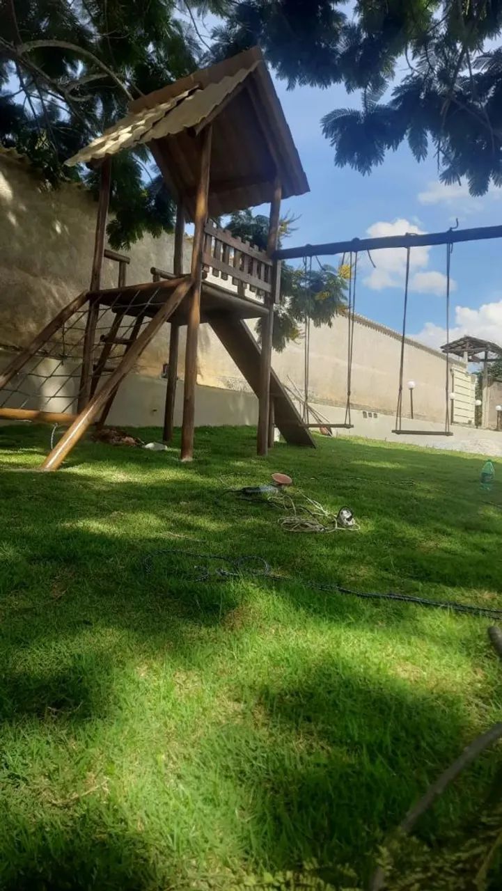 Playground de madeira eucalipto tratado 