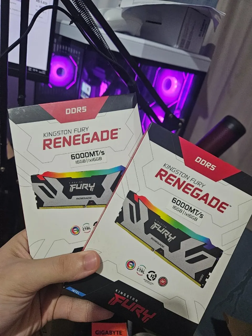 Kingston fury renegade 6000 MT/s - 32gb - 2x16GB