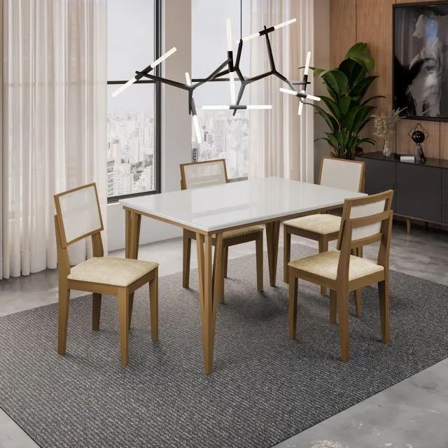 sala mesa de jantar 6 cadeiras 