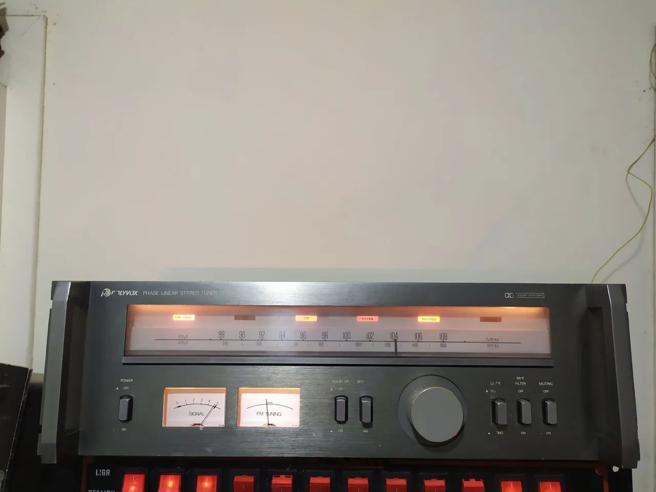Tuner Polivox TP-5000 grafite - funcionando normal.