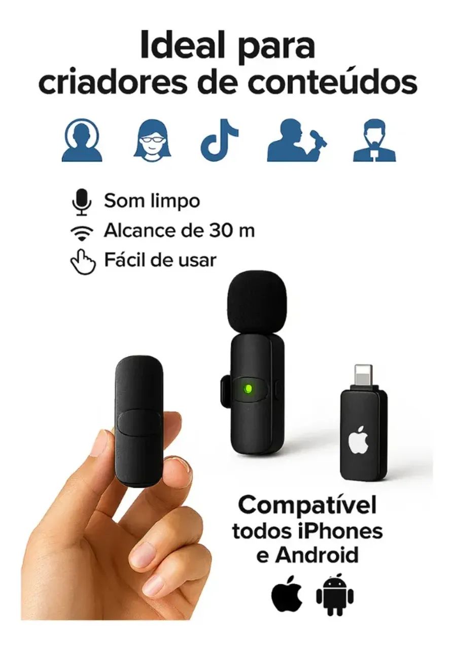 Microfone sem fio K9