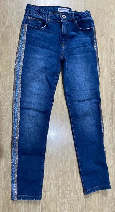 Calça jeans Zara infantil menina 11-12 - Foto 2