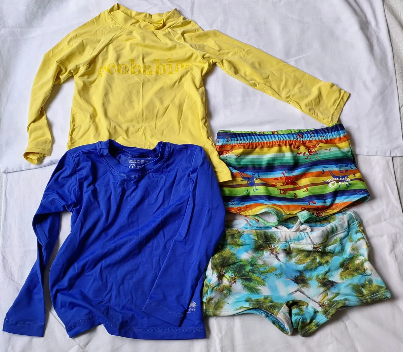 Kit Roupas de Praia para Bebê - Menino