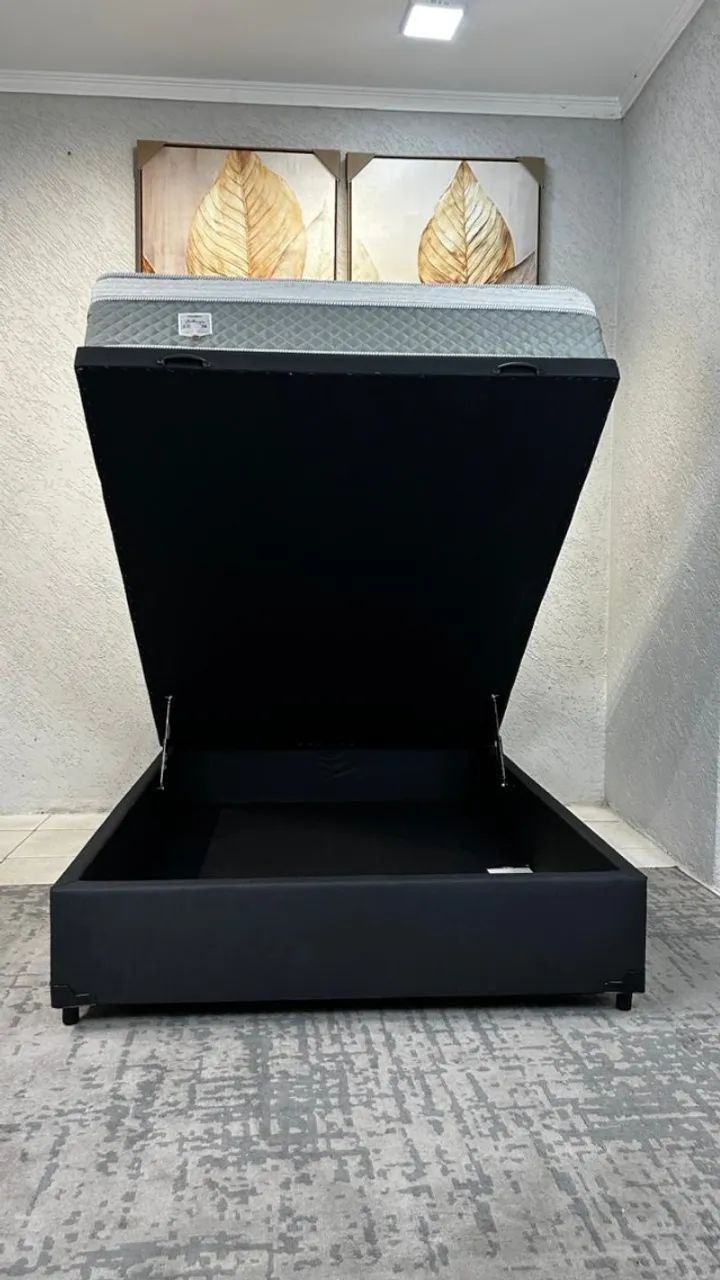 Conjunto: Colchão Casal Bellagio + Base Box Baú - Foto 4