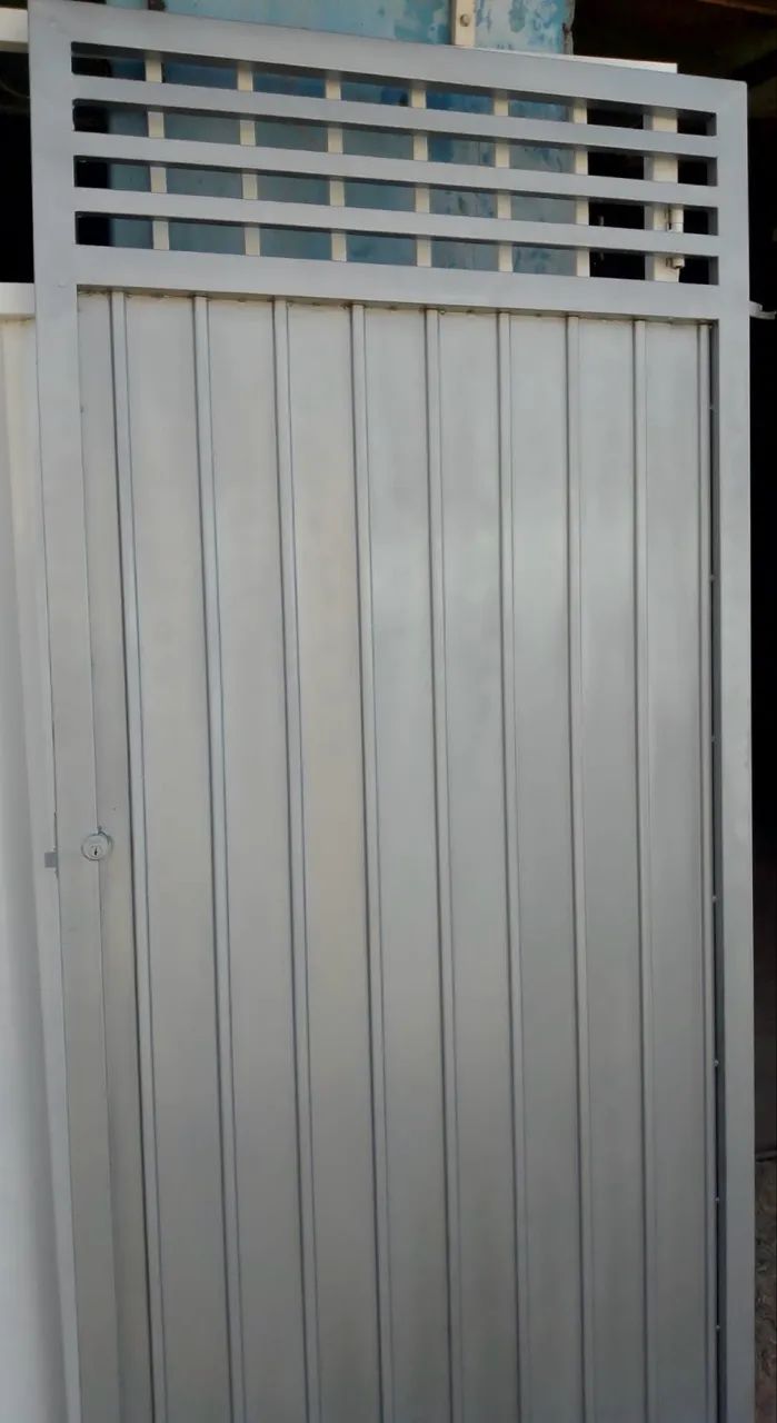 PORTÃO GALVANIZADO 1.00 x 2.10 m 64717310731779120