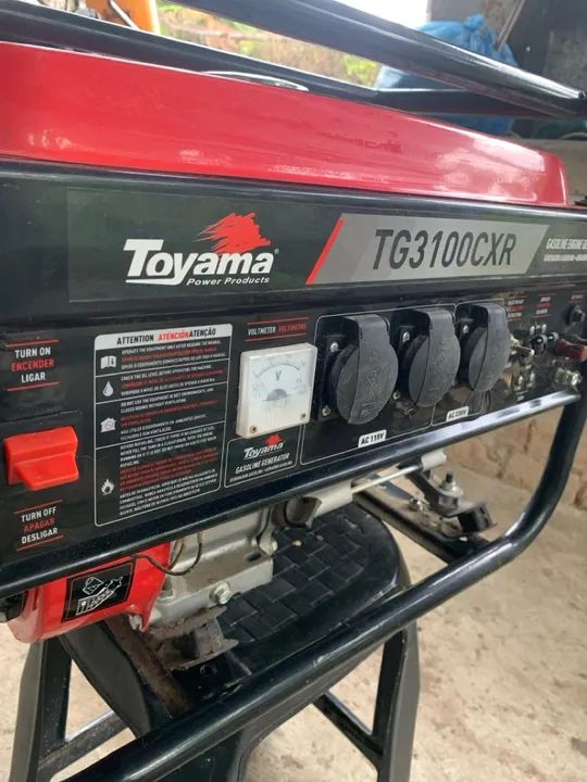 Gerador de Energia a Gasolina Toyama TG3100CXR - Foto 3