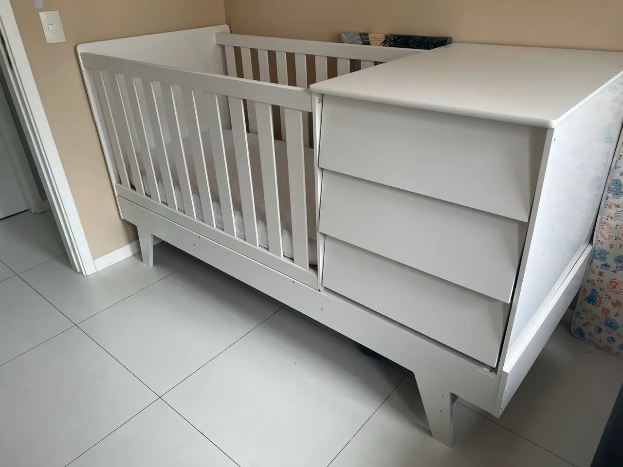 BERÇO PRINCE 3 EM 1 LOJA ABRACADABRA - NOVÍSSIMO!  - Foto 3