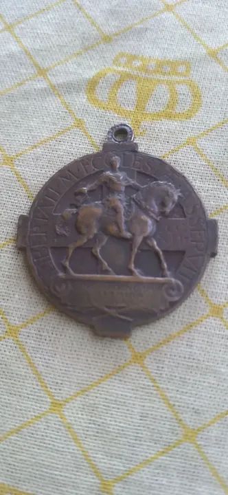 Medalha comemorativa religiosa antiga  - Foto 2