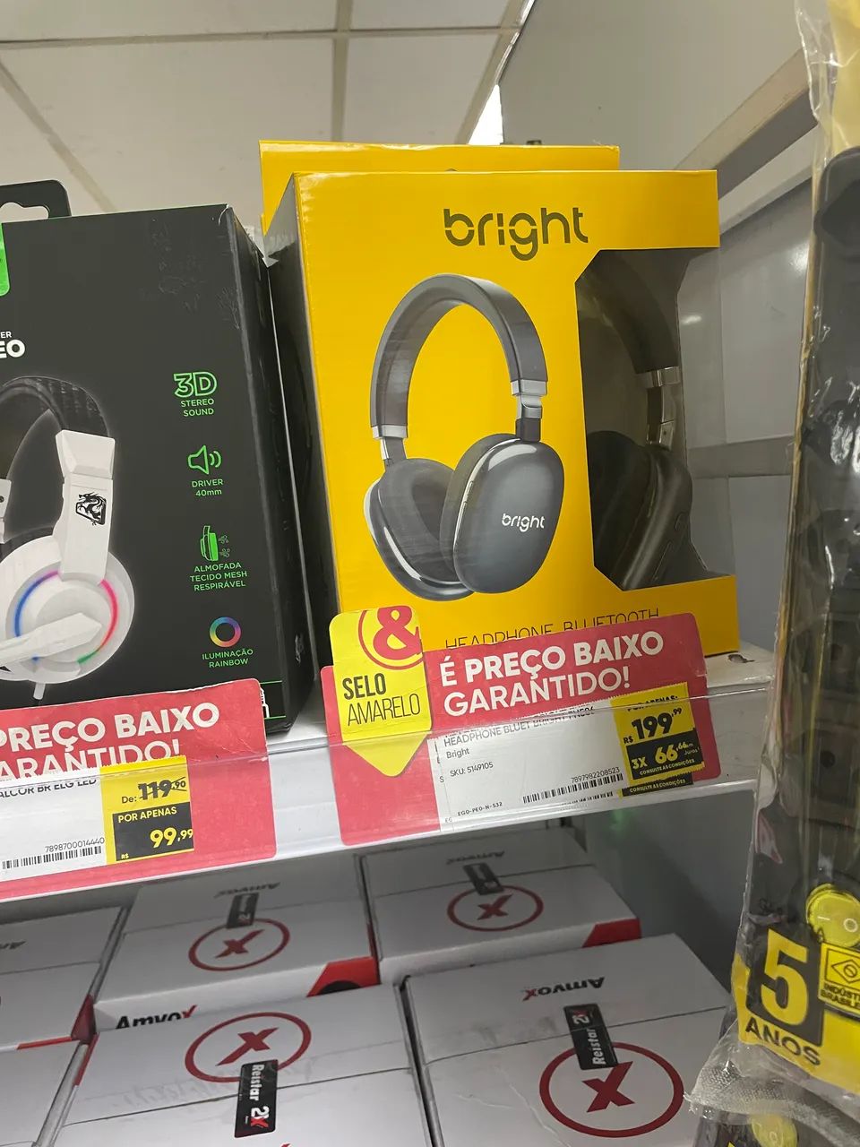 HEADPHONE BLUETOOTH BRIGHT Headset64363469351939121