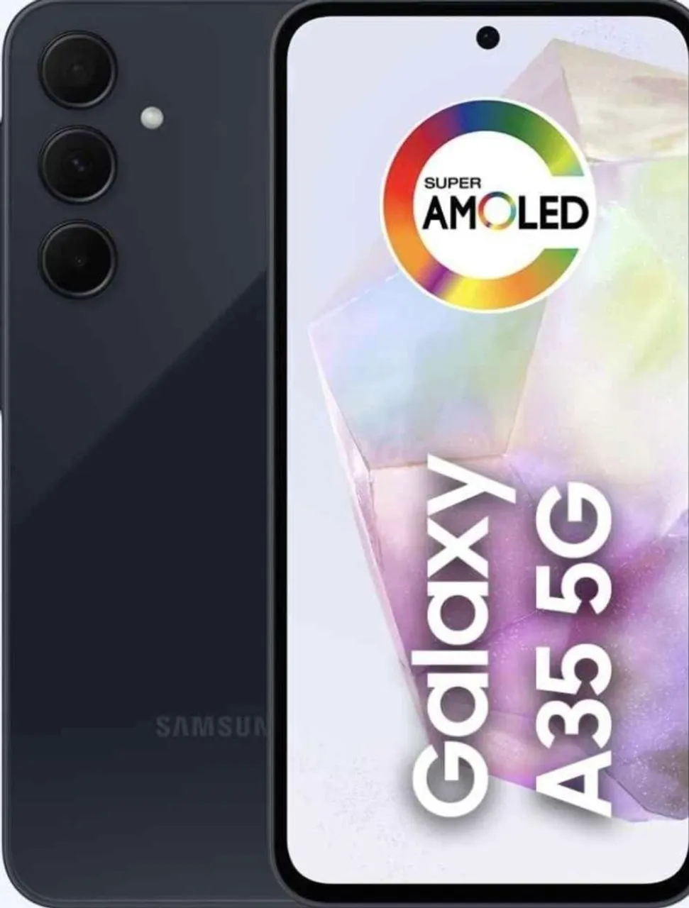Vendo Samsung A35 5G lançamento na caixa completo no plástico aprova D.gua e poeira