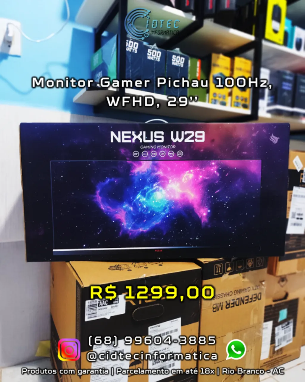 MONITOR 29' ULTRAWIDE