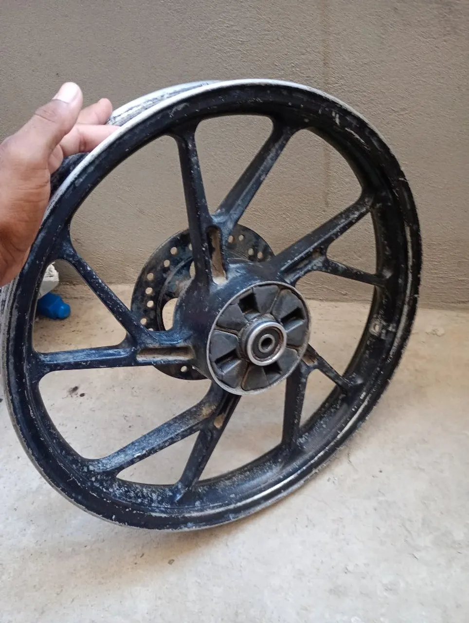 Roda traseira com disco liga leve