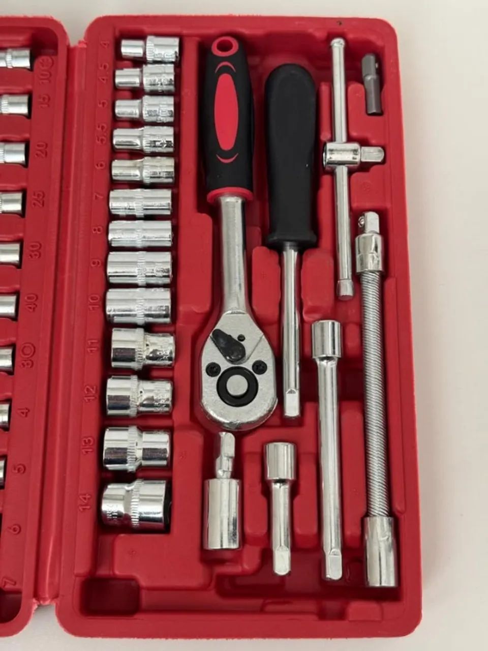 KIT de Ferramentas 46 Peças para Reparos e Manutenções Domésticas e Automotivas - Foto 3