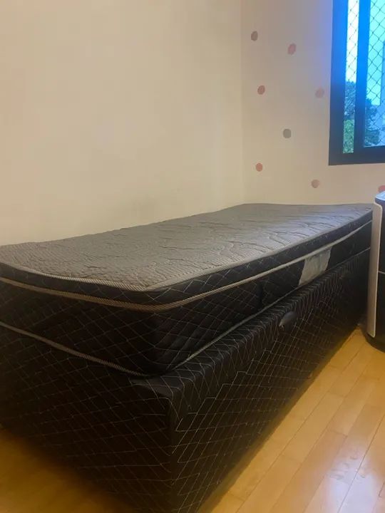 Cama box com Baú solteiro - com colchão - Foto 6