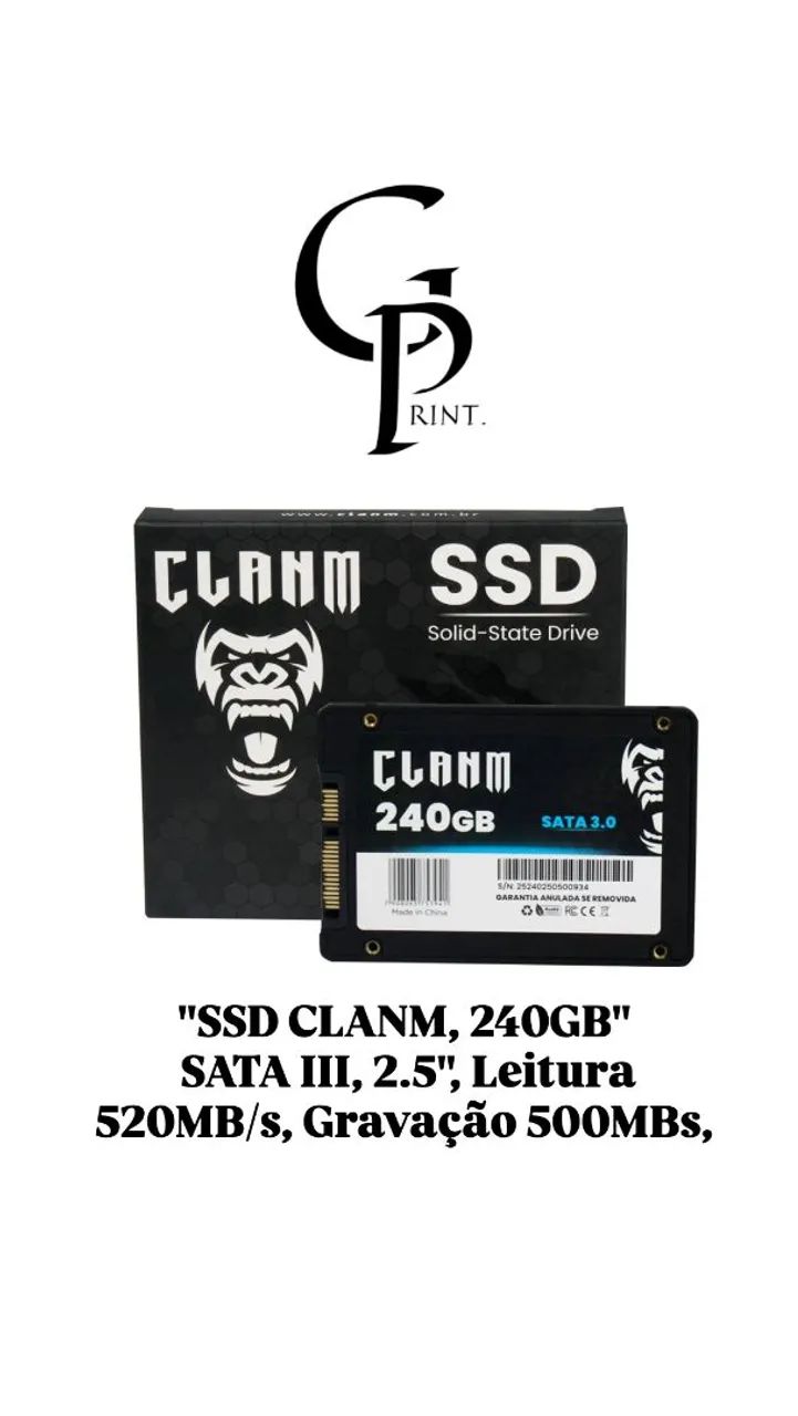 SSD 120GB / 240GB / 480GB  PROMOÇÃO  - Foto 2