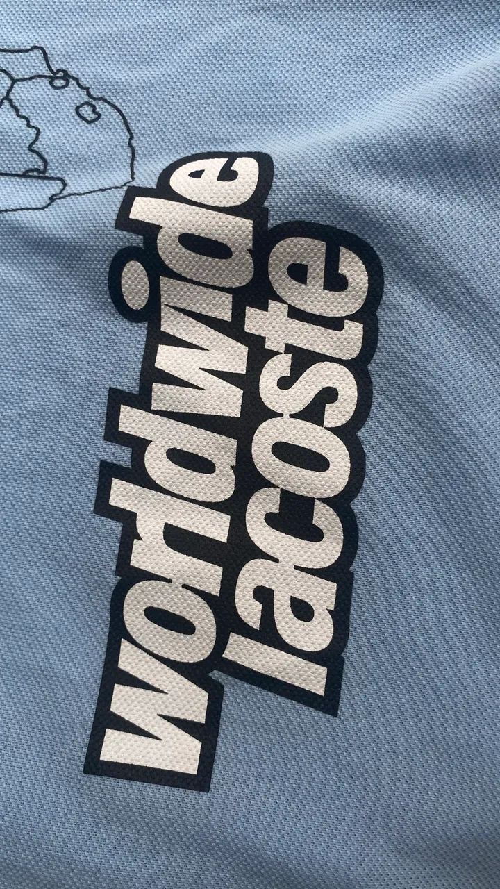 Polo Lacoste Worldwide - azul claro - Foto 3