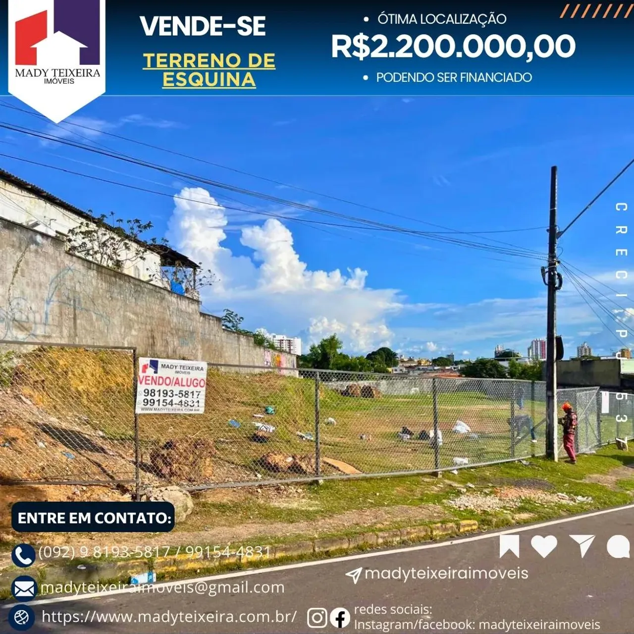 Vendo Terreno - Praça 14