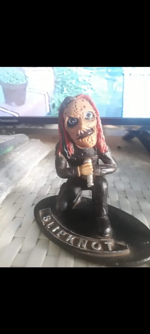 Boneco Slipknot Corey Taylor - Colecionável - figura de resina