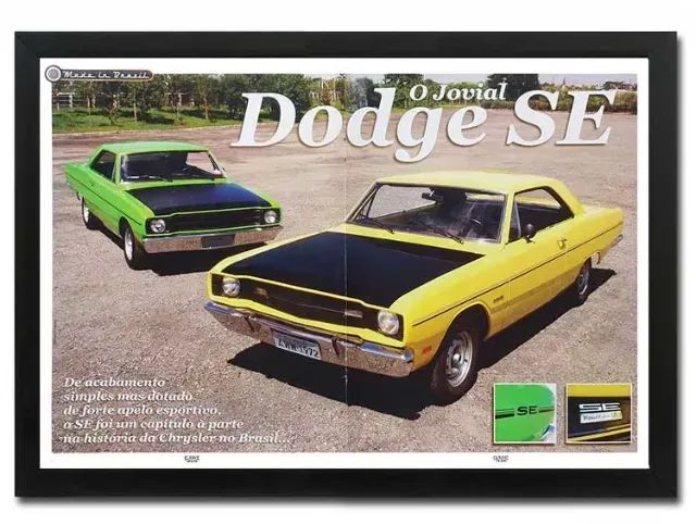 Dodge Dart SE - Pôster / Quadro decorativo com propaganda/matéria original de revista - Foto 2