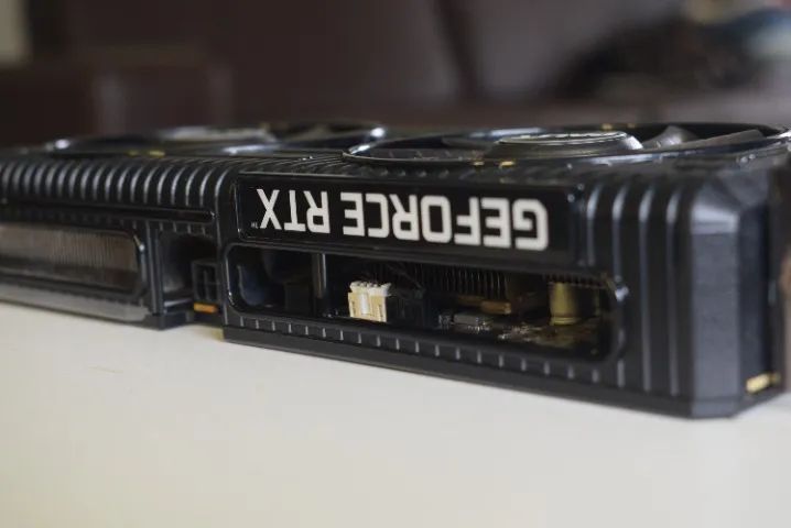 Placa De Vídeo Palit Nvidia Rtx 3060 Ti Dual Oc V1 8gb Rgb (Excelente estado) - Foto 4