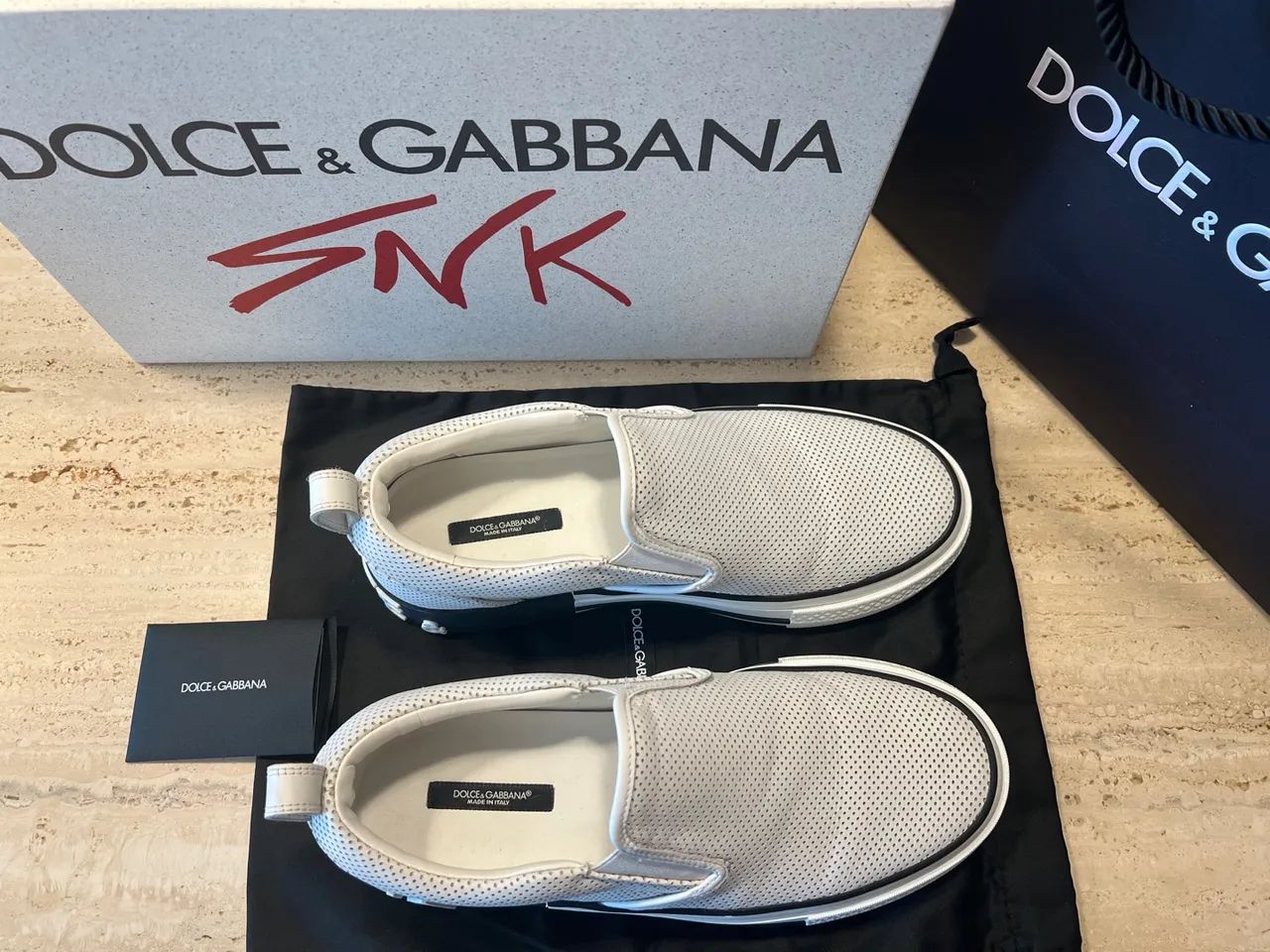 Tênis Dolce & Gabbana - Seminovo - T: 42 - SNEAKER BASSA VIT