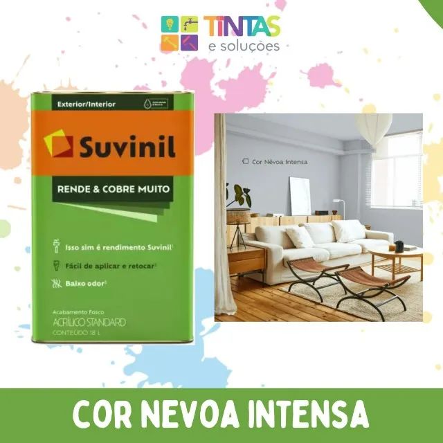 Tinta Suvinil Cor Névoa Intensa