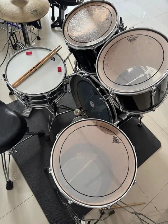 Bateria TAMA fabricada no JAPÃO - Foto 5