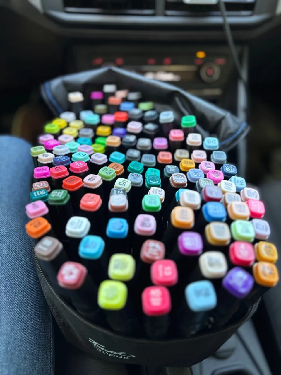 Kit de Canetas Touch Artísticas Coloridas - 120 Cores