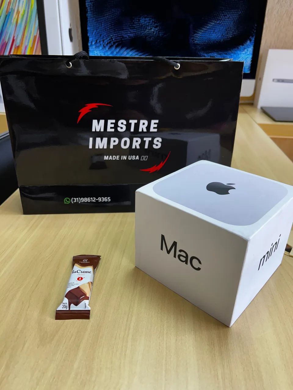 Mac Mini M4 16  De Ram 256  SSD  (NOVO) LOJA FÍSICA + NOTA FISCAL