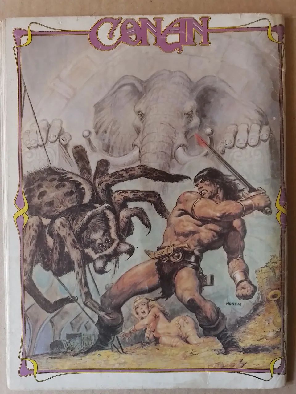 Revistas Conan número 1 Em Cores e Preto e Branco Kit  - Foto 4