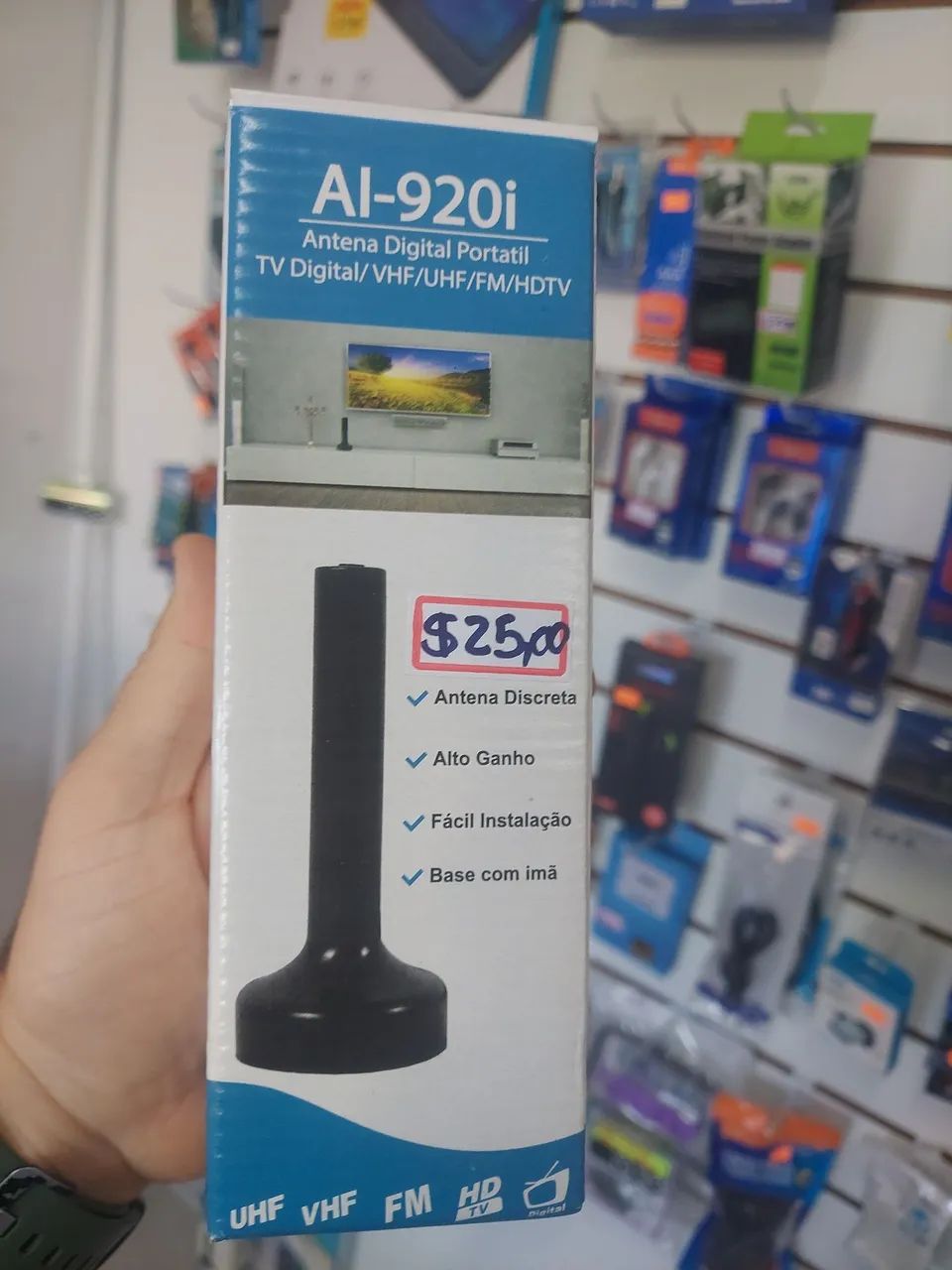 Antena Digital Interna Portátil AI-920I 