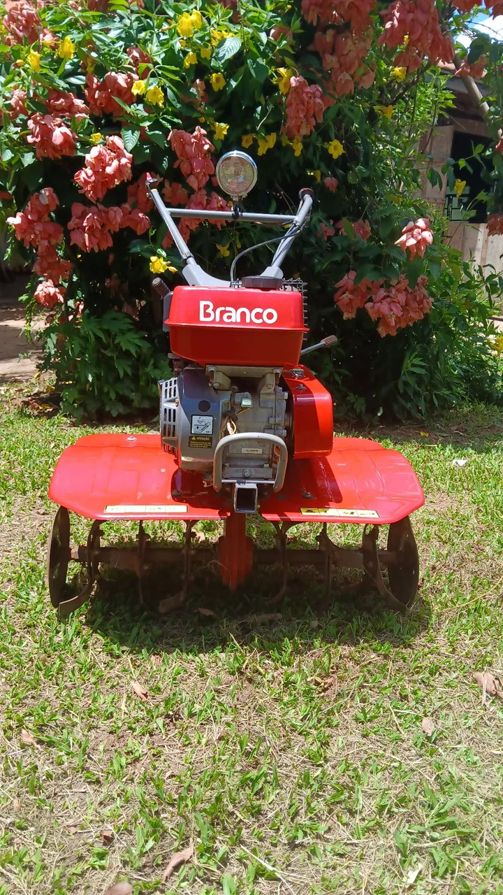 Trator/Enxada rotativa Branco - Jardinagem e cultivo