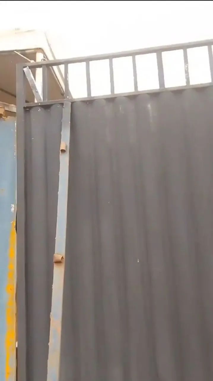 Portão de aço, nunca usado, Chapa de Aço 18, 2 X 1. - Foto 2