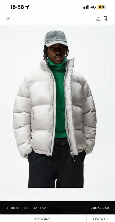 Casaco Puffer ZARA