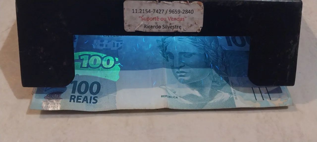 Detector de cédulas falsas Super Teste - Foto 3
