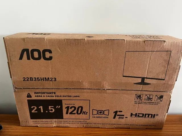 [Lacrado] Monitor Gamer AOC 120hz / FULL HD / 1ms / 21.5 polegadas