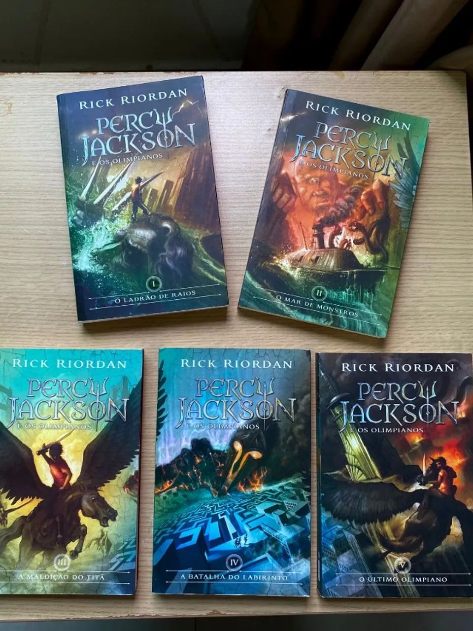 Box Percy Jackson e os olimpianos- usado (condição ótima) - Foto 3